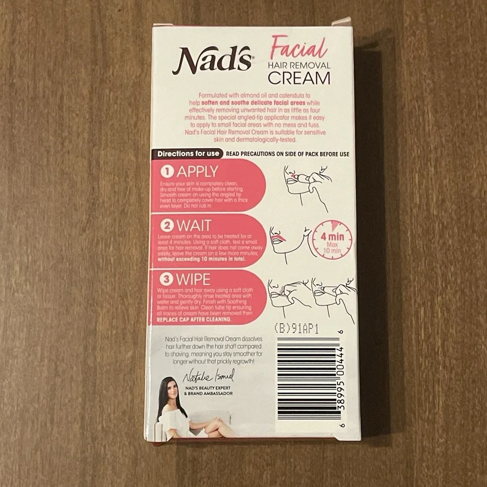 NEW Nad's Facial Hair Removal Cream Gentle & Soothing Hair Removal For Women NIB